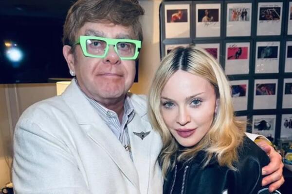 Madonna y Elton John anunciaron que han hecho las paces.