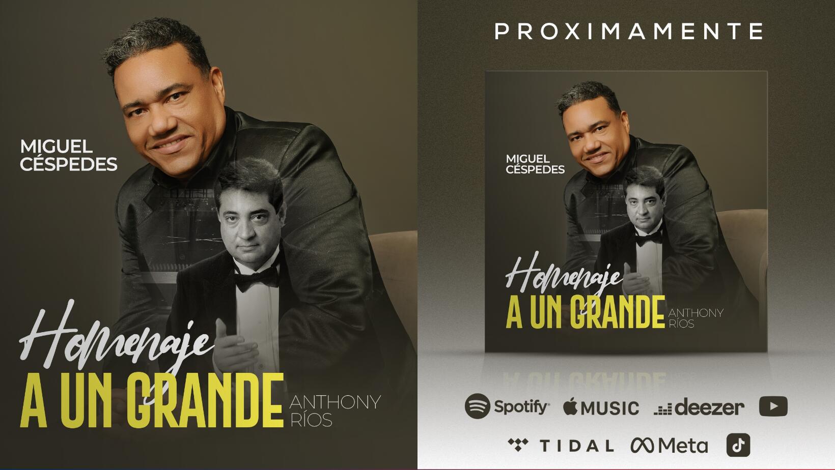 Miguel Céspedes rinde homenaje a Anthony Ríos con un disco