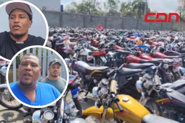  Motoristas reclaman en Comando Regional Cibao Central de la Policía Nacional