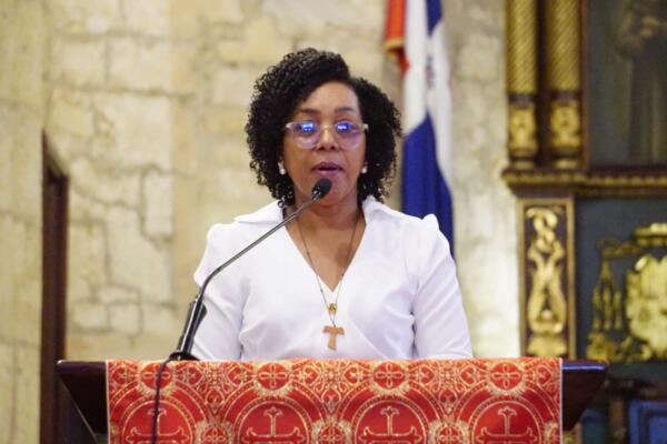 Lic. Bárbara Suárez. Franciscana, Coordinadora de la Pastoral Infantil de la Parroquia Nuestra Señora del Rosario de Villa Duarte. Foto: Fuente externa