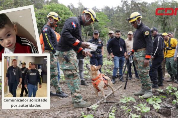 Caso Roldanis Calderón, niño desaparecido desde el pasado domingo 30 en la zona de Manabao, Jarabacoa. 
