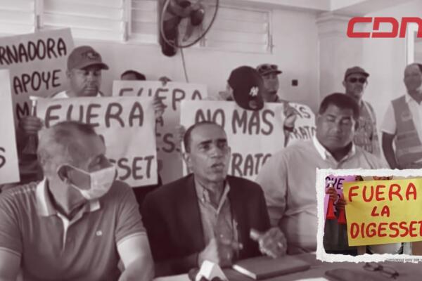 En moca, varias organizaciones sociales piden el traslado de miembros de Digesett por presuntos abuso de poder. 