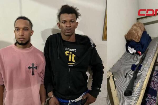 Los detenidos fueron identificados Isidro García Matías y Emmanuel Fernández Polo.