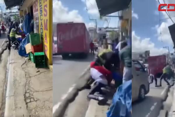 Édison Antonio Reyes y Michael Jiminian, acusados de agredir a un agente de Digesett.