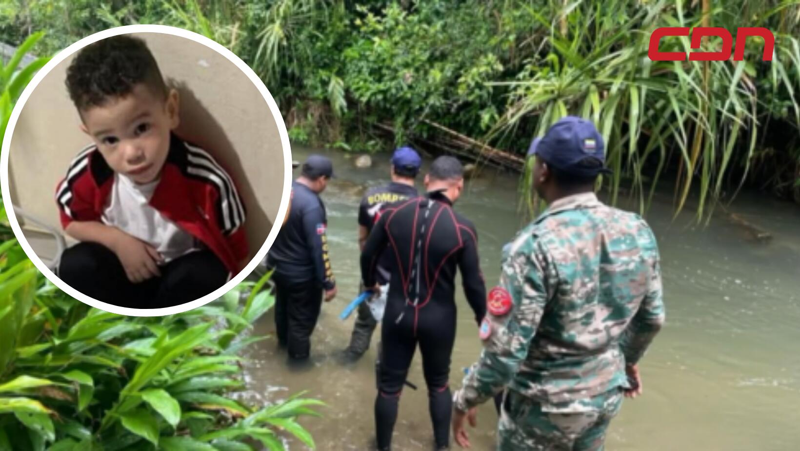 Sigue activa búsqueda del niño desaparecido en Manabao