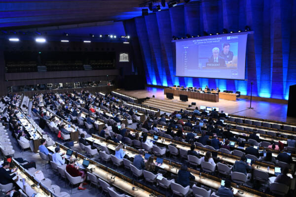 Reunión Consejo de UNESCO de este viernes. 
Foto: fuente externa
