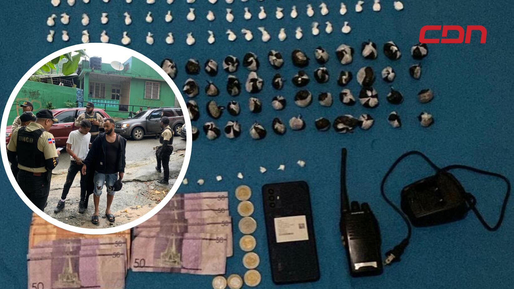 Varios arrestados durante operativos antidrogas en comunidades de San Cristóbal