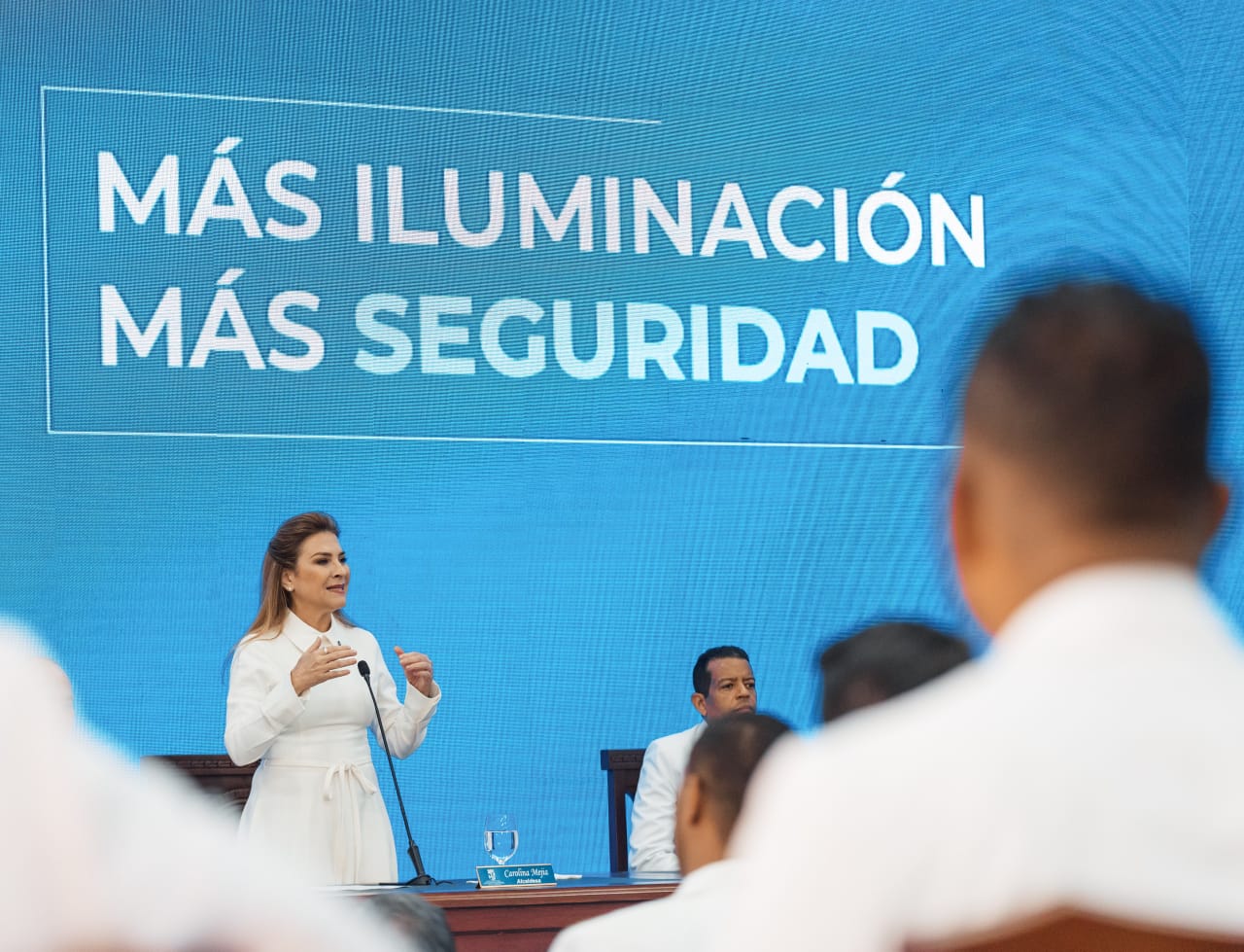 Carolina Mejía rinde su quinta rendición de cuentas