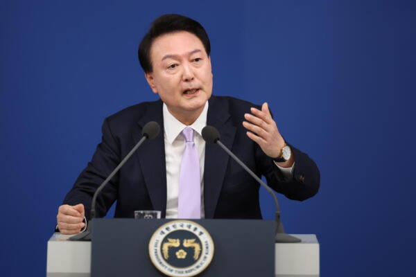 El presidente surcoreano Yoon Suk Yeol, en una fotografía de archivo. EFE/YONHAP
