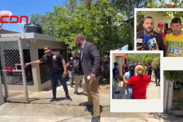 Dos allanamientos realizados por agentes policiales en viviendas de familiares del niño Roldanis Calderón.