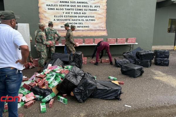 Ejército incauta más de 6 millones de cigarrillos de contrabando. (foto, fuente externa)