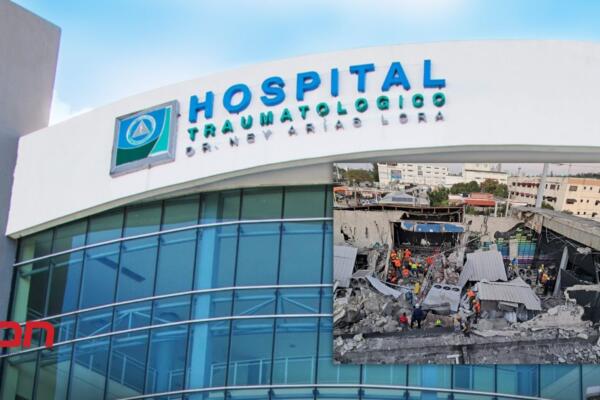 Hospital Ney Arias Lora informa asiste heridos tras tragedia en discoteca Jet Set. (foto, fuente externa)