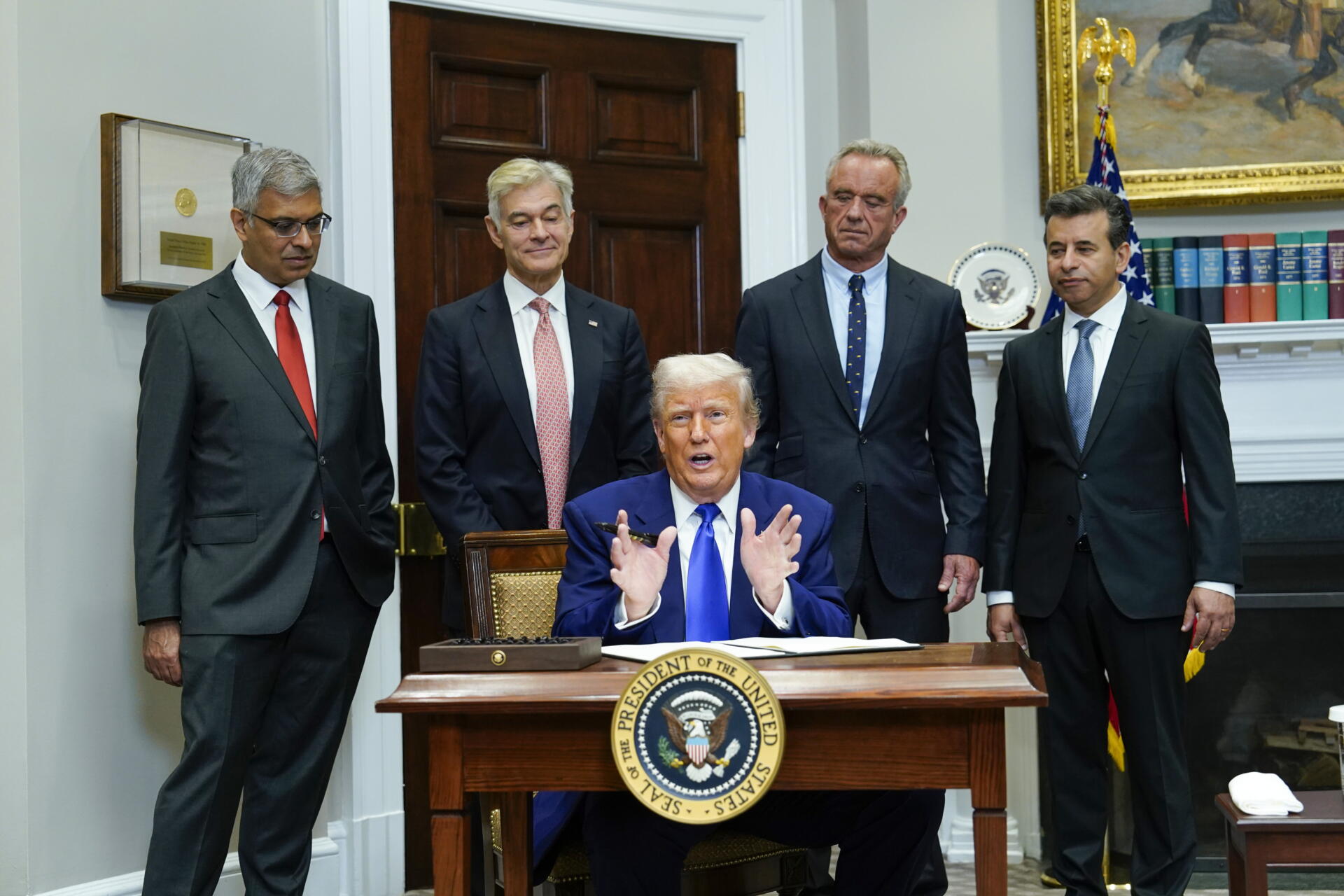 Imagen de archivo del presidente de Estados Unidos, Donald Trump
