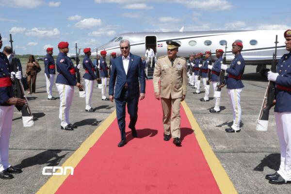 Presidente Abinader retorna al país tras reunión bilateral con Marco Rubio. (foto, fuente externa)