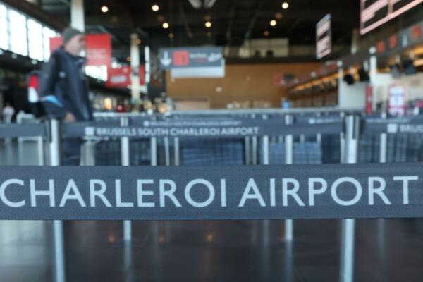 El aeropuerto de Charleroi (Bélgica) 