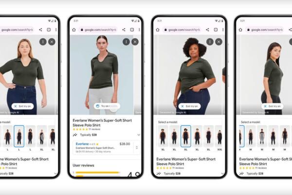 Así podrás probarte ropa virtualmente con la nueva IA de Google