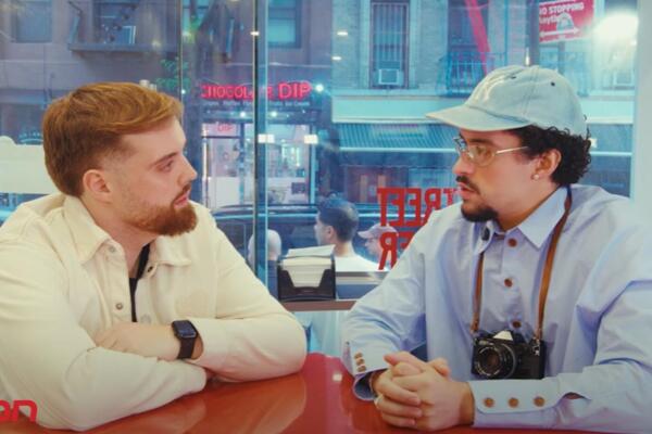 El youtuber Ibai Llanos y Bad Bunny. Foto: Fuente externa