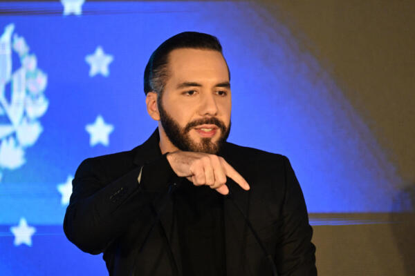 El presidente de El Salvador, Nayib Bukele. AFP