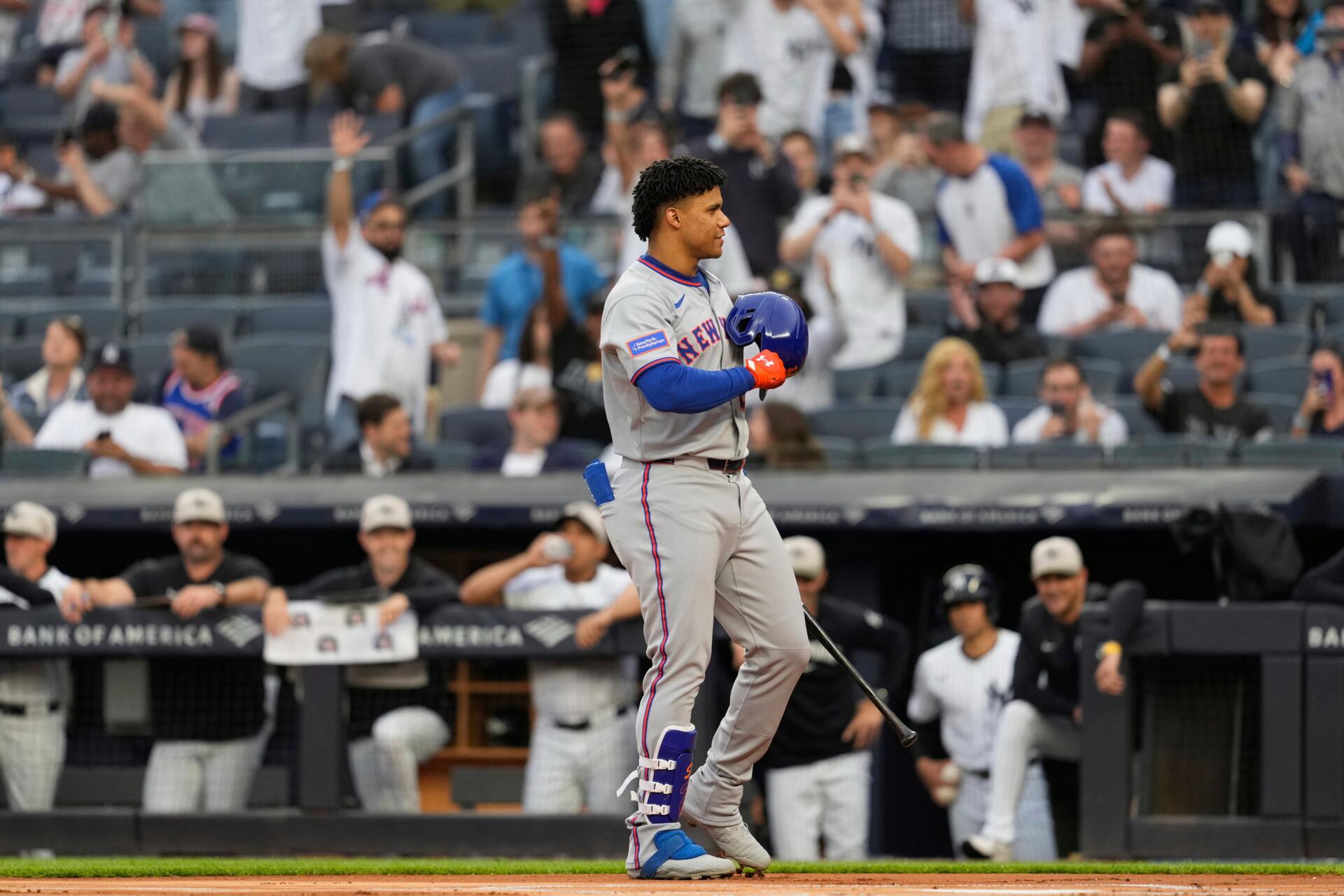 Soto se rió y sonrió cuando comenzó la avalancha de abucheos. El cuatro veces All-Star de 26 años pensó que fue el peor abucheo que ha recibido.