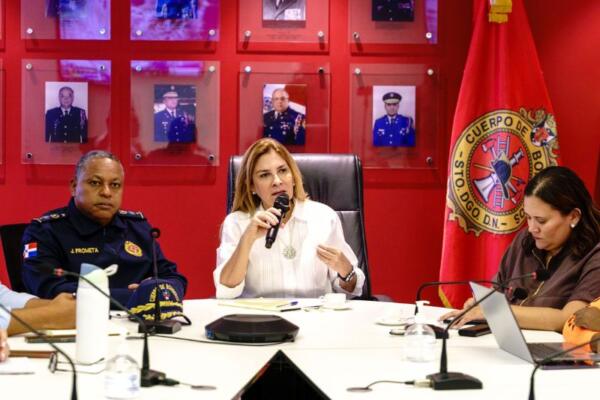 La alcaldesa del Distrito Nacional, Carolina Mejía.