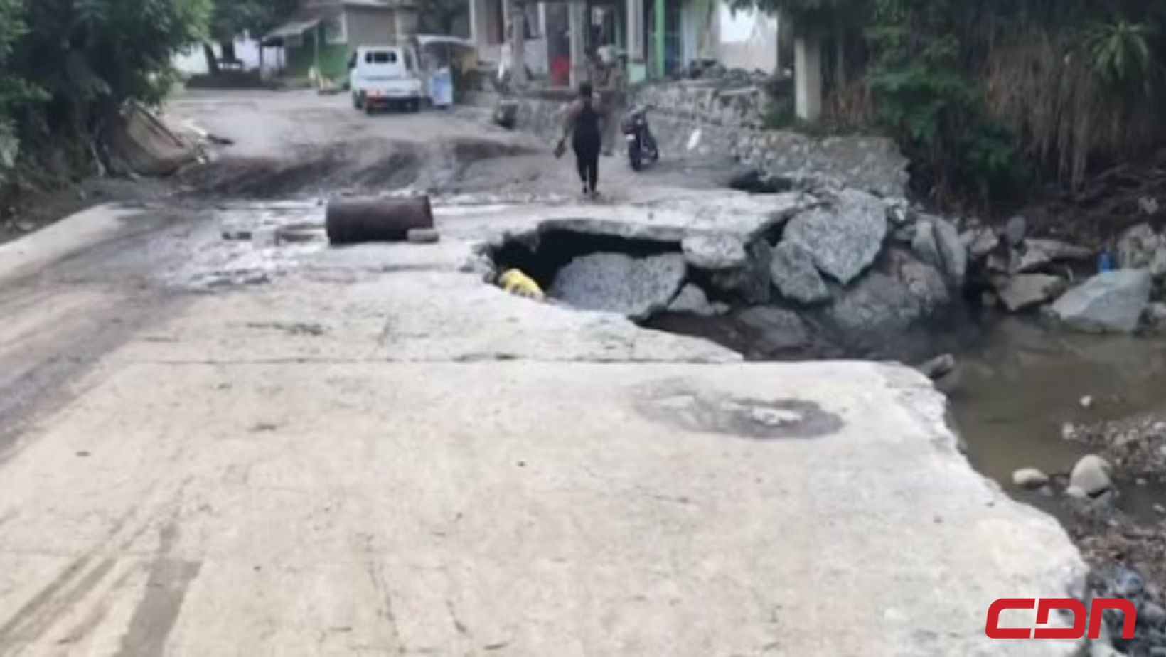 Comunitarios de Villa Los Almácigos exigen al Gobierno la construcción del puente La Ceiba