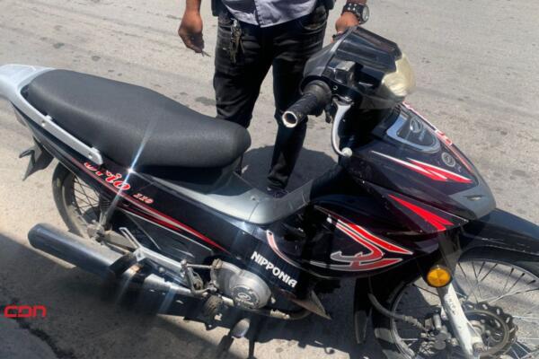 Motocicleta robada en El Seibo hace cuatro años.