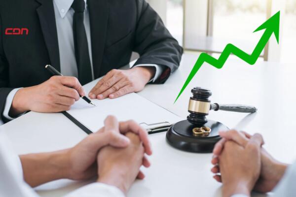 Desde el año 2021, seis de cada diez matrimonios terminan en divorcio.