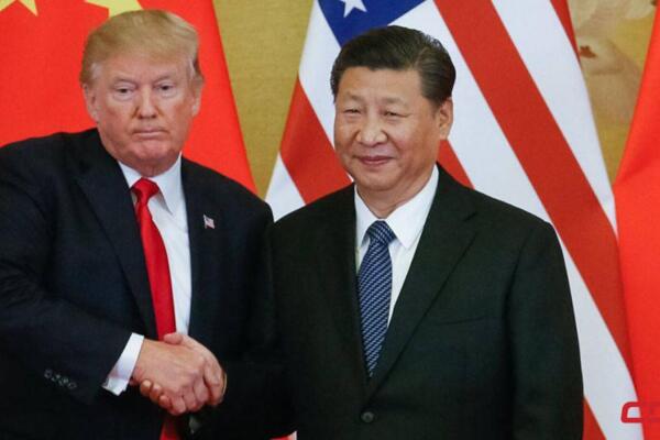 El presidente de los EE. UU., Donald Trump, y el gobernador de China, Xi Jinping. Foto: Fuente externa 