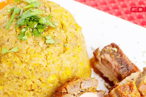 El mofongo se popularizo en Puerto Rico. 