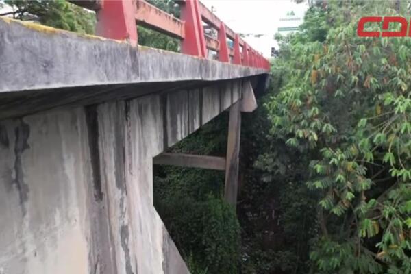 Hacen llamado al ministro Eduardo Estrella por deterioro de puente que conecta varias provincias. 