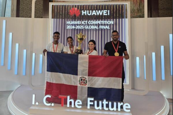 República Dominicana obtiene tercer lugar mundial en Huawei ICT Competition 2024-2025.