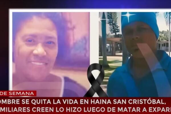 Hombre mata exesposa y se quita la vida en Haina, San Cristóbal.