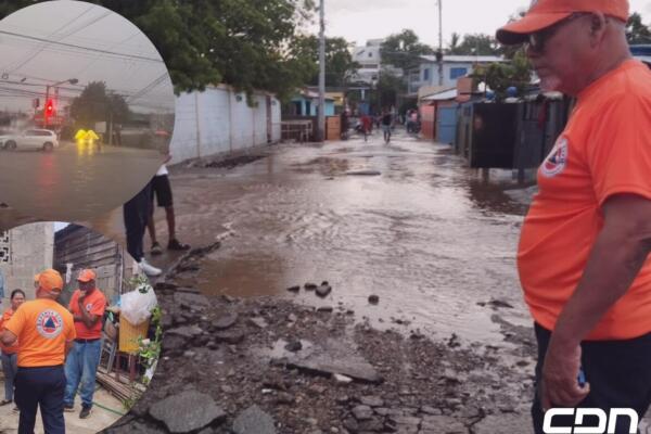 Lluvias han dejado 1,700 viviendas anegadas en el Cibao