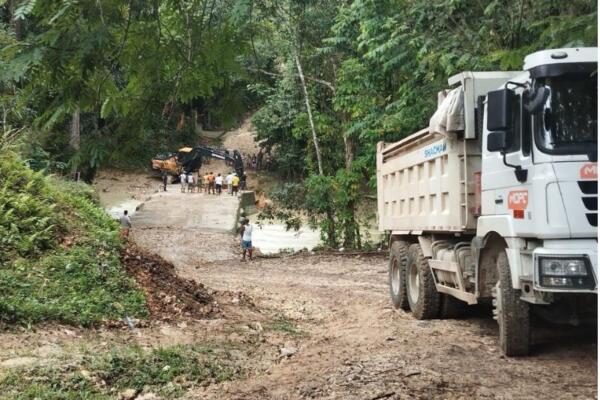 MOPC moviliza equipos a nivel nacional por efectos de las lluvias.