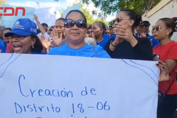 Entre sus principales demandas se encuentra la construcción de varias escuelas.
