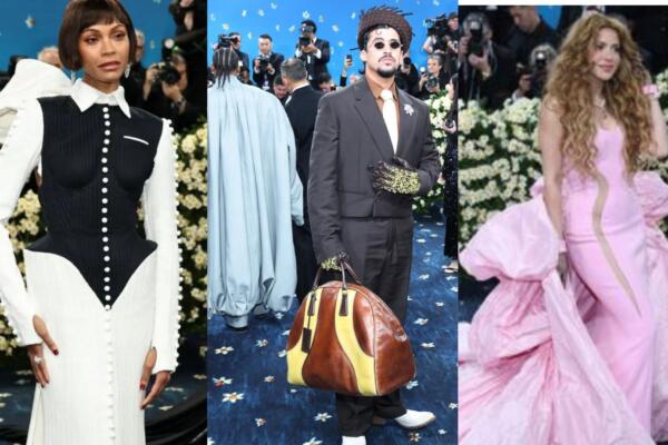 Bad Bunny, Shakira y Zoe Saldaña, entre las estrellas hispanas invitadas a la Met Gala. (foto, fuente externa)