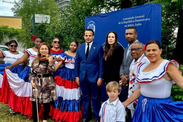 Milán rinde homenaje a las hermanas Mirabal con la inauguración de un jardín.