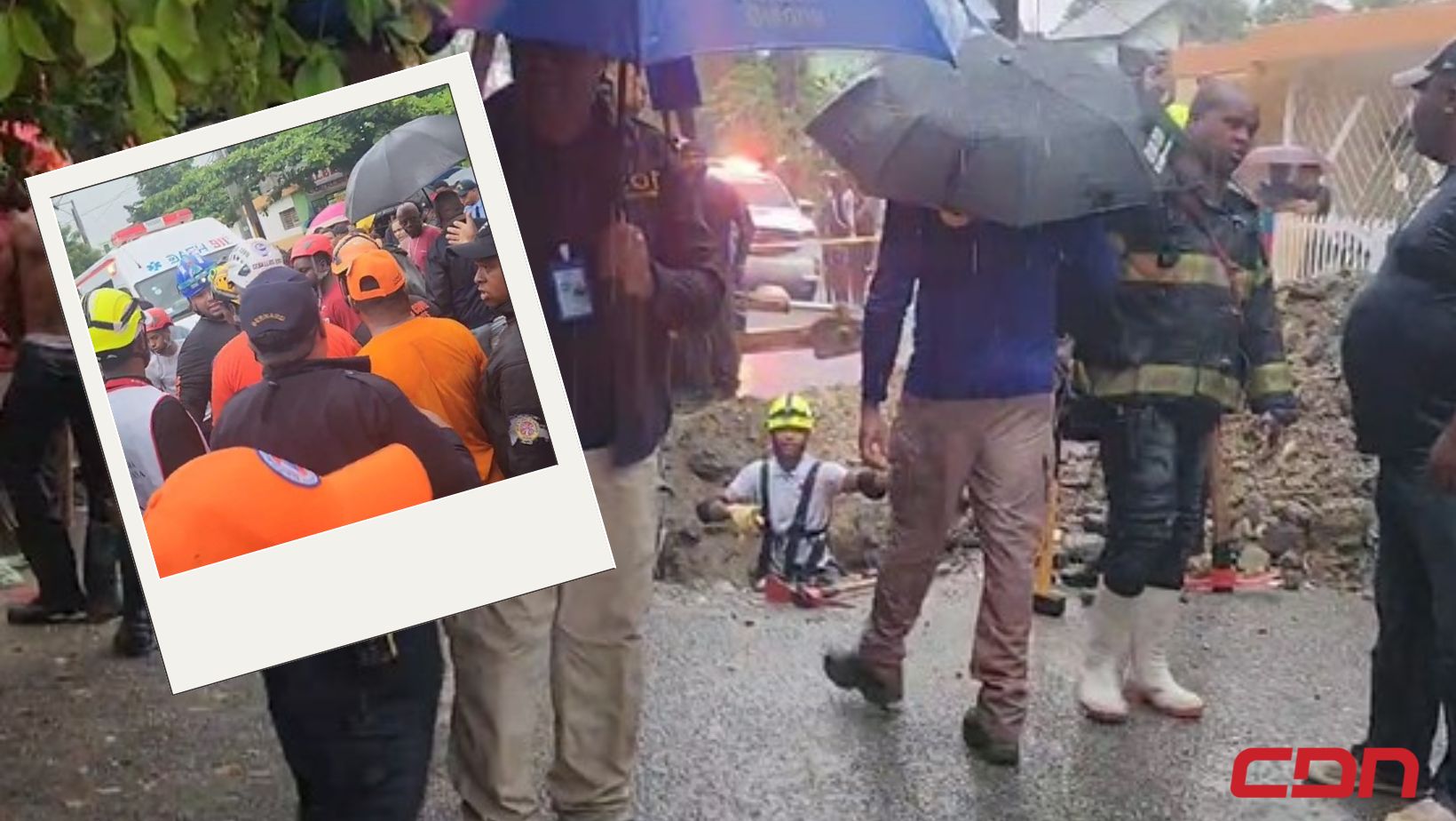Niña es arrastrada por una corriente hacia una alcantarilla durante fuertes lluvias en San Cristóbal