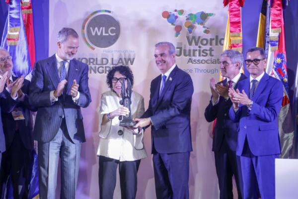 RD brilla como anfitriona del Congreso Mundial de Derecho 2025; Sonia Sotomayor recibe Premio Mundial de la Paz y la Libertad