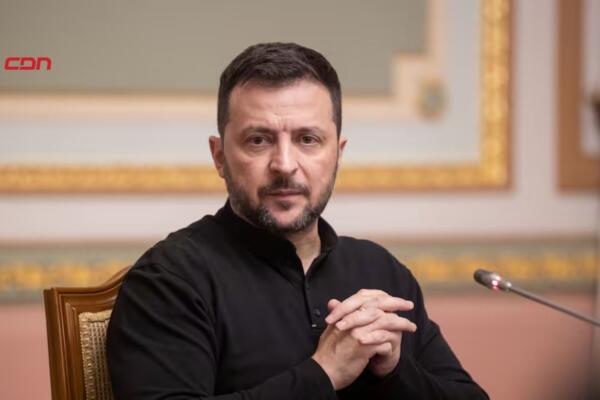El mandatario recalcó que Rusia intenta lanzar para cada ataque unos 300 drones Shahed. Foto: Fuente externa 
