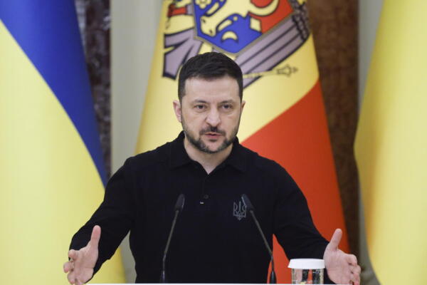 Foto de archivo del presidente de Ucrania, Volodímir Zelenski. EFE/EPA/SERGEY DOLZHENKO