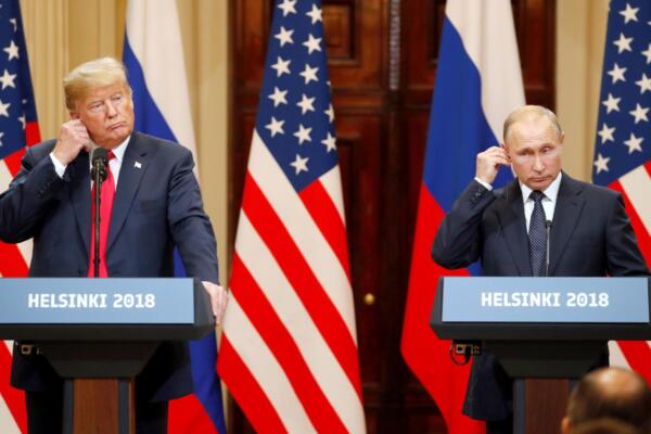 Foto de archivo, del presidente estadounidense, Donald J. Trump (i), y su homólogo ruso, Vladimir Putin (d), EFE/ Anatoly Maltsev