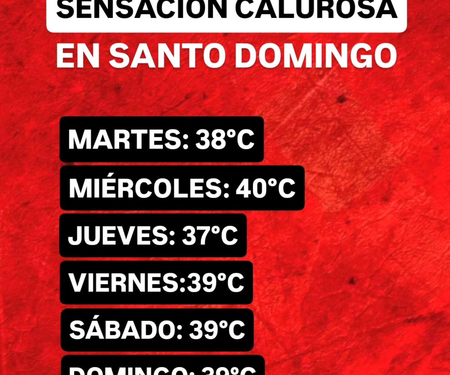Jean Suriel advierte: ola de calor en aumento