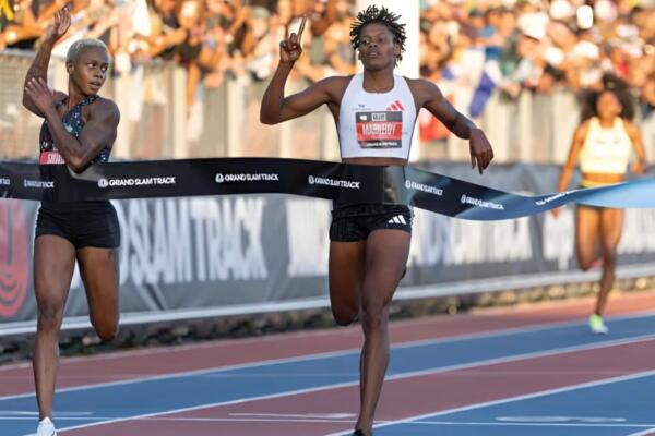 Este domingo 1 de junio Marileidy correrá en los 200 metro para definir la ganadora de los 100 mil dólares de la parada a las 4:43 p. m.
