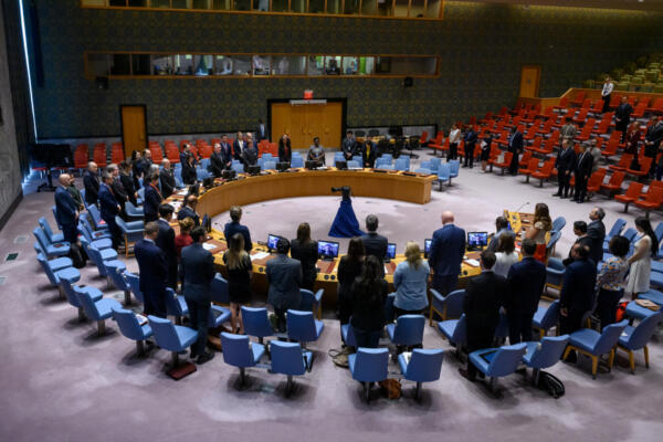 Fotografía del Consejo de Seguridad de la ONU.