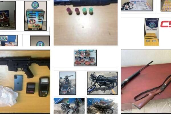 Los agentes ocuparon RD$60,095 pesos y una suma ascendente a 800,000 en moneda extranjera.