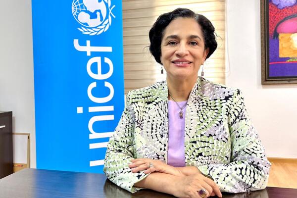 Anyoli Sanabria, representante adjunta de Unicef en República Dominicana.