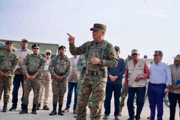 Supervisan cumplimiento de medidas migratorias en la frontera con Haití.