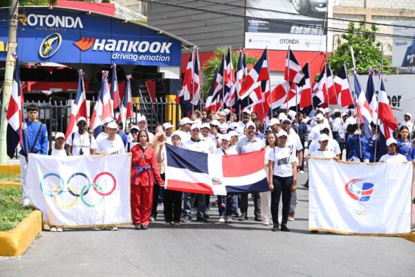 El Día Olímpico se llevó a cabo en La Romana con el apoyo de Solidaridad Olímpica en ocasión de la celebración del 131 aniversario del Comité Olímpico Internacional (COD).