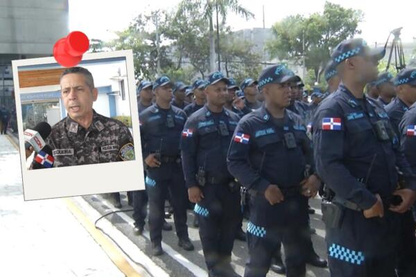 Nuevo modelo de patrullaje policial iniciará este martes con el posicionamiento de 1,100 agentes en los sectores del Gran Santo Domingo. Foto: CDN Digital.